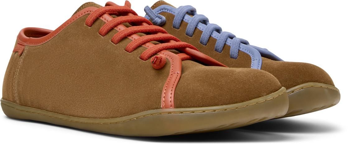 캠퍼 멀티컬러 스웨이드 스니커즈 TWINS K101064-006 BROWN - 상세 이미지 2