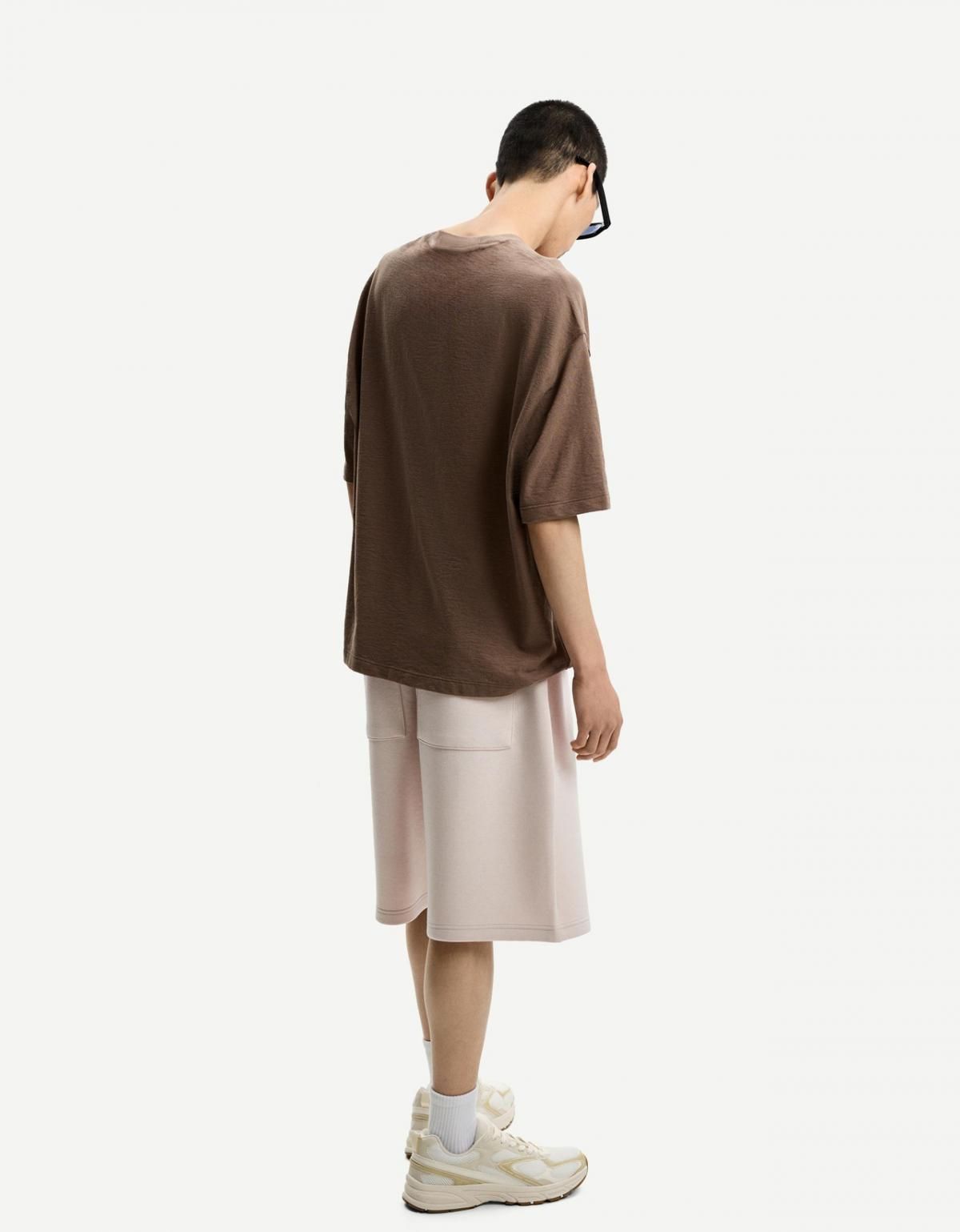 버쉬카 오버사이즈 네오프렌 테크니컬 버뮤다 반바지 3405/741 BEIGE - 상세 이미지 2