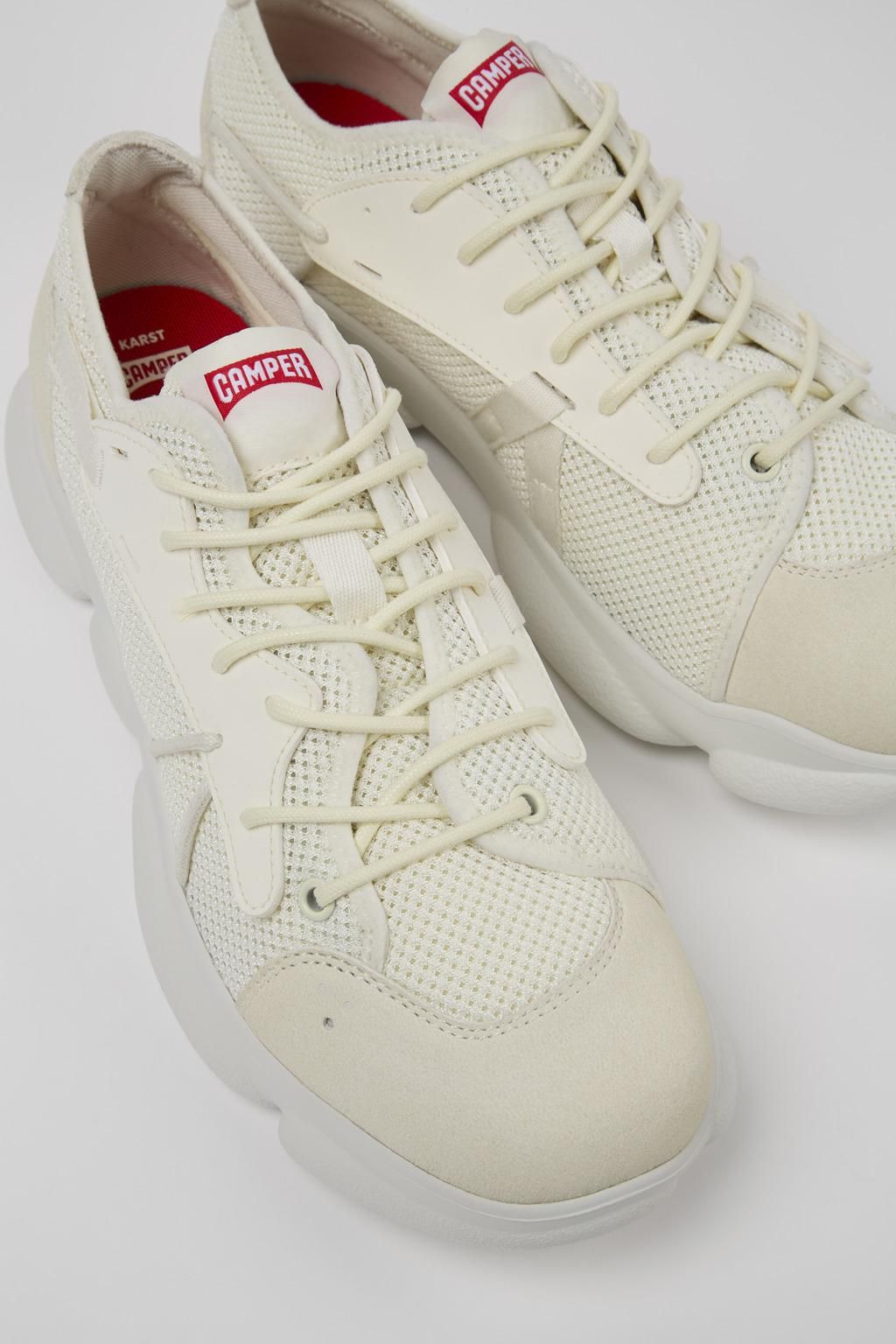 캠퍼 테크니컬 화이트 스니커즈 Karst K100972-007 WHITE 이미지 6