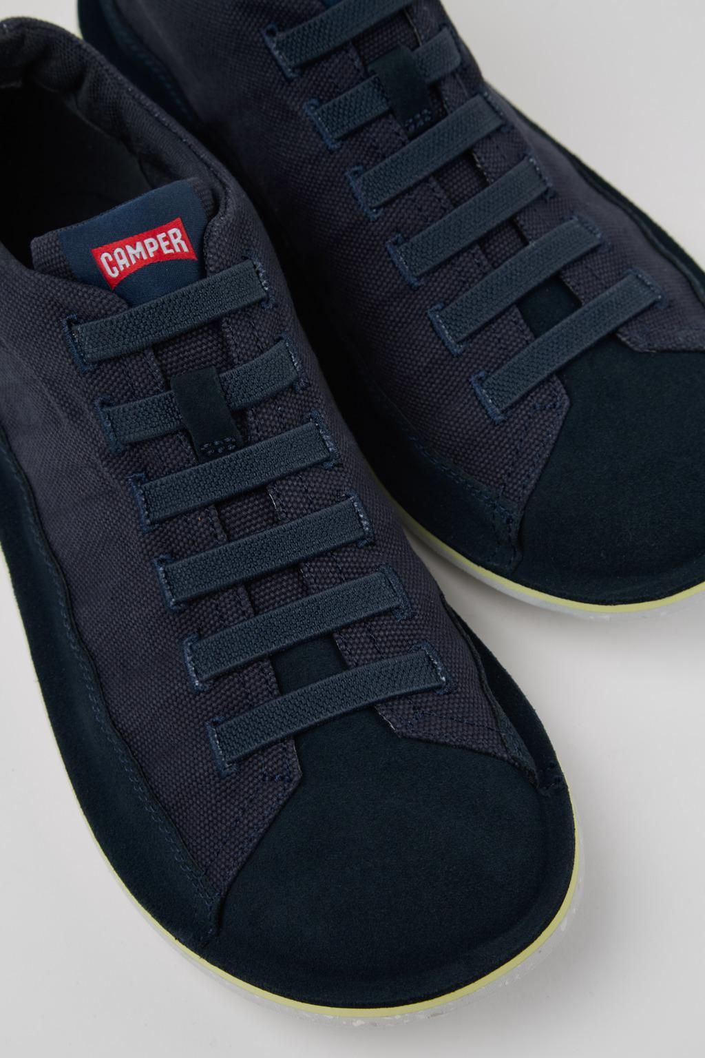 캠퍼 리사이클 블루 남성 앵클부츠 Beetle 36791-077 BLUE - 상세 이미지 2