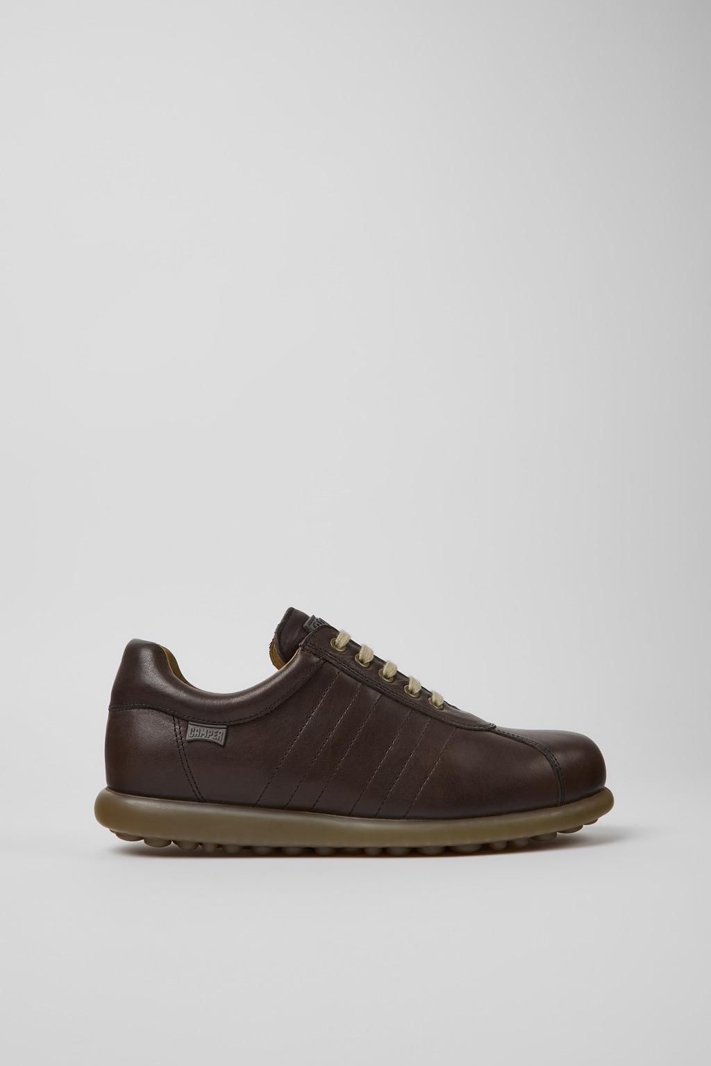 캠퍼 브라운 클래식 레더 남성 스니커즈 Pelotas 16002-282 BROWN - 상품 이미지