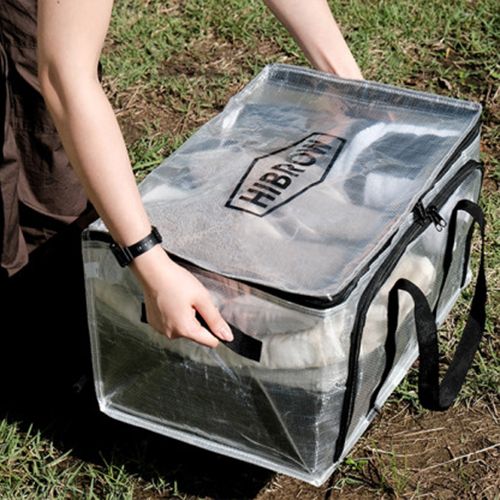 하이브로우 플립 박스 스토리지백 캠핑 의류 옷 수납 가방