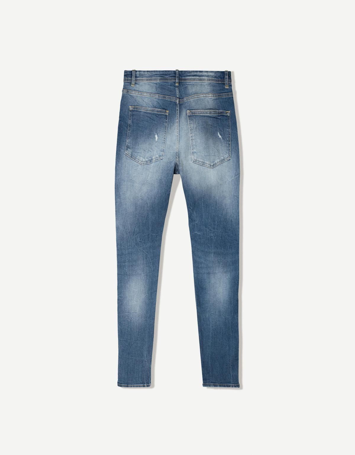 버쉬카 트렌디 데님 Super skinny ripped jeans 0333/220 BLUE - 상세 이미지 2