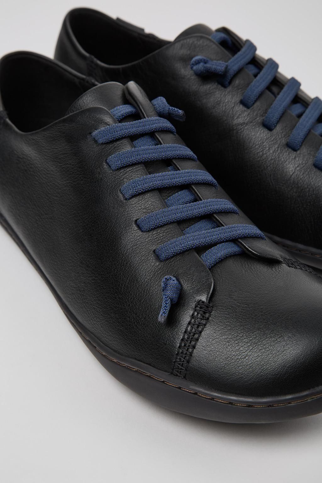 캠퍼 프리미엄 레더 남성 스니커즈 블랙 Peu K100249-012 BLACK - 상세 이미지 2