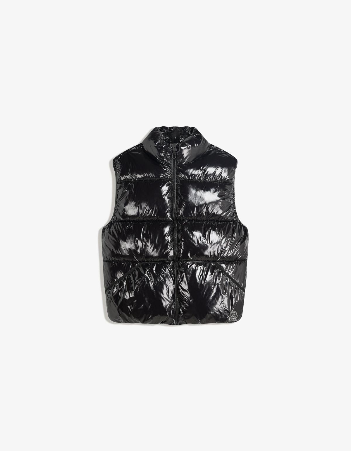버쉬카 테크니컬 샤이니 패딩 베스트 8614/759 BLACK - 메인 이미지