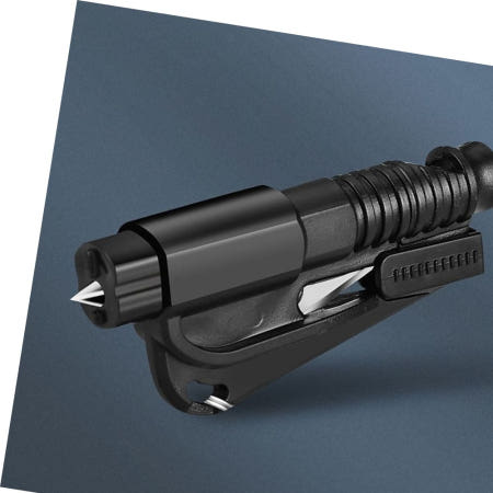 다데 차사고안전용품 비상탈출망치 키링 차량 비상탈출 열쇠고리 DD-12173