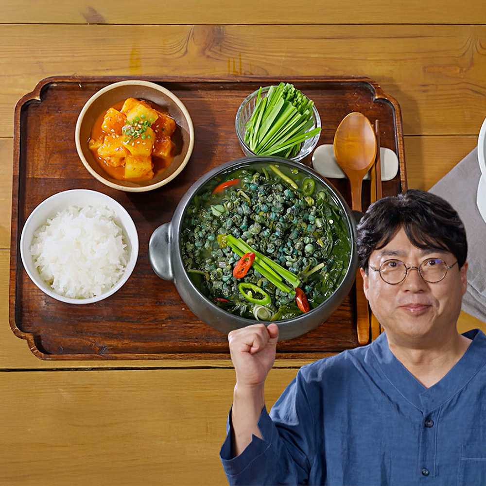 김봉찬 명인 다슬기 해장국 5팩 부추 아욱국 올갱이 간편식 간편 보양식 다슬기 찌개 - 상세 이미지 5