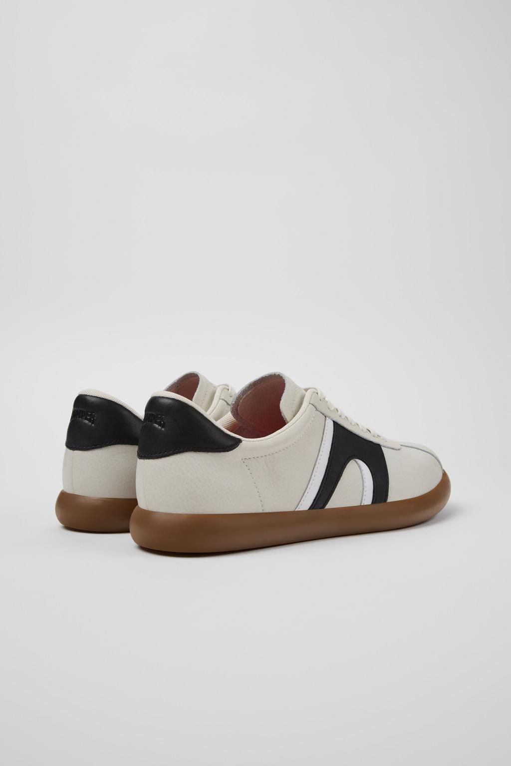 캠퍼 멀티컬러 레더 남성 스니커즈 Pelotas Soller K100937-022 WHITE - 상세 이미지 3
