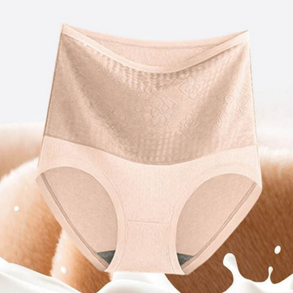 편한 여성 보온 팬티 복대형 기모 복대 팬티 - 상품 이미지