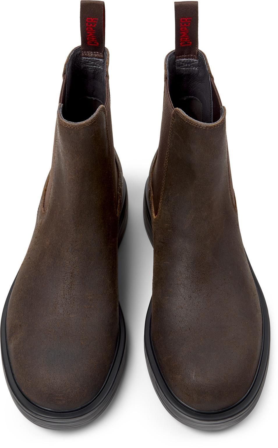 캠퍼 프리미엄 누벅 브라운 첼시부츠 Dean K300492-004 BROWN - 상세 이미지 3