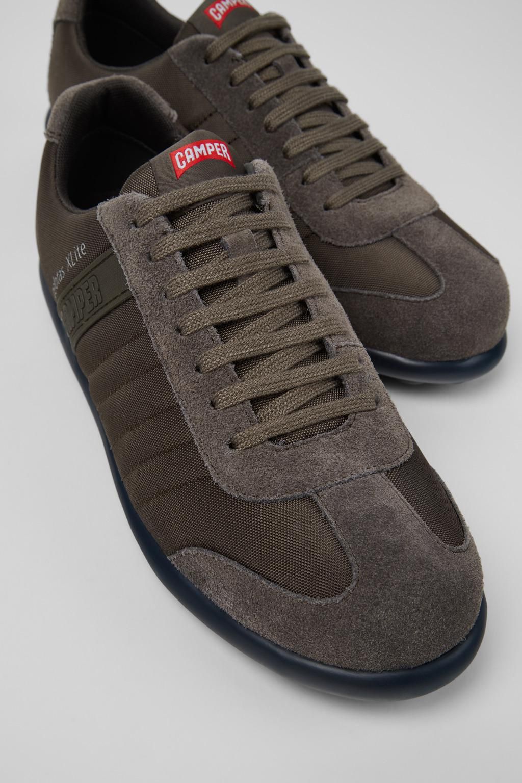 캠퍼 캐주얼 브라운 로우탑 스니커즈 Pelotas XLite 18302-137 BROWN GRAY - 상세 이미지 2