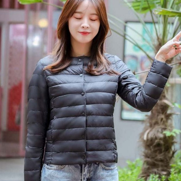 이너 여자 경량 패딩 오리털 여성 경량 패딩 덕다운 - 메인 이미지
