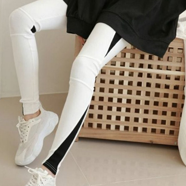 피치 여성 기모 레깅스 웨어 여성 스판 레깅스 데일리 - 상품 이미지