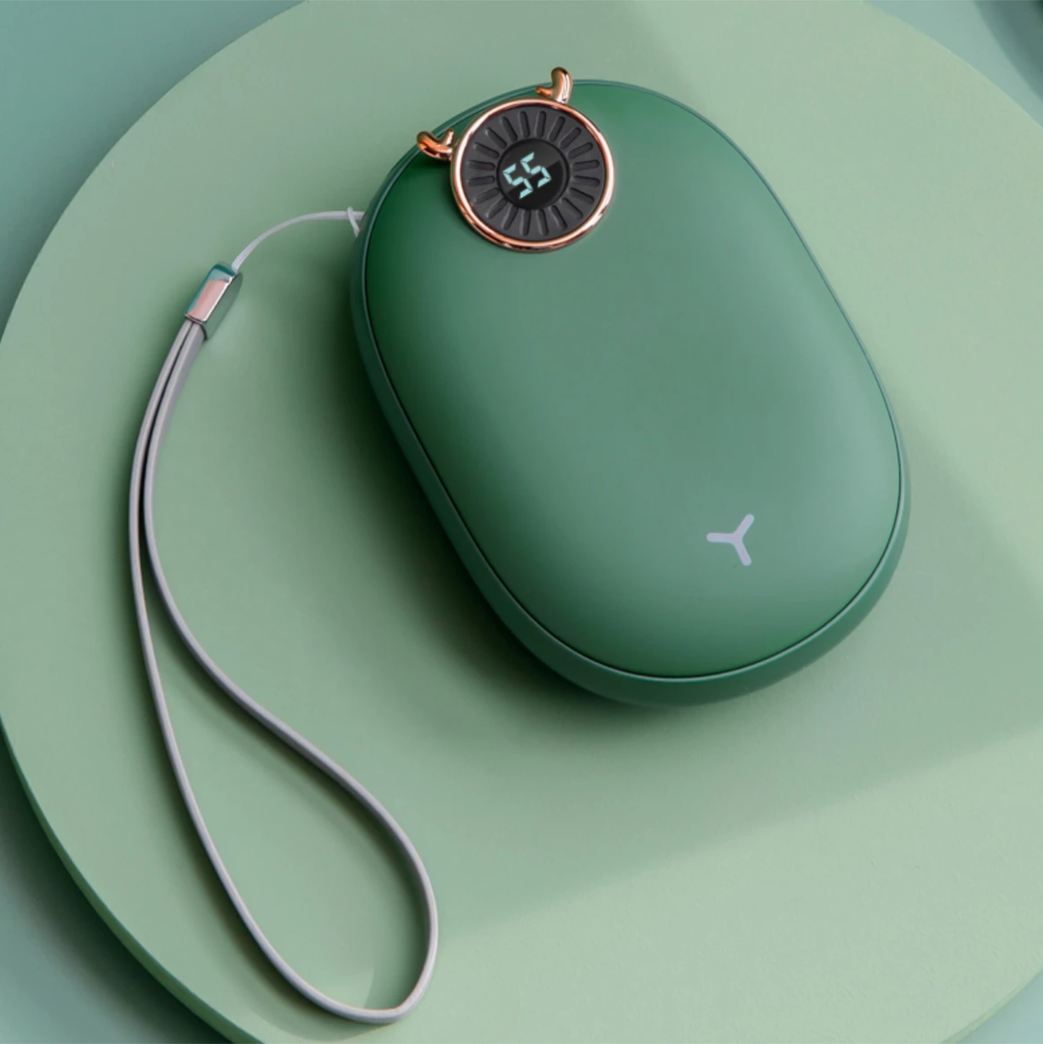 레트로 디자인 충전식 손난로 핸드워머 핫팩 USB C타입 전자 전기 미니 대용량 보조배터리 이미지 6