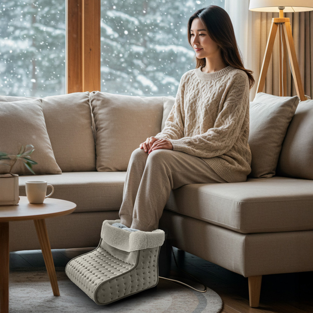 이놀 전기 발난로 온열기 발 보온기 사무실 히터 발열 쿠션 전기 방석 담요 1인용 풋워머