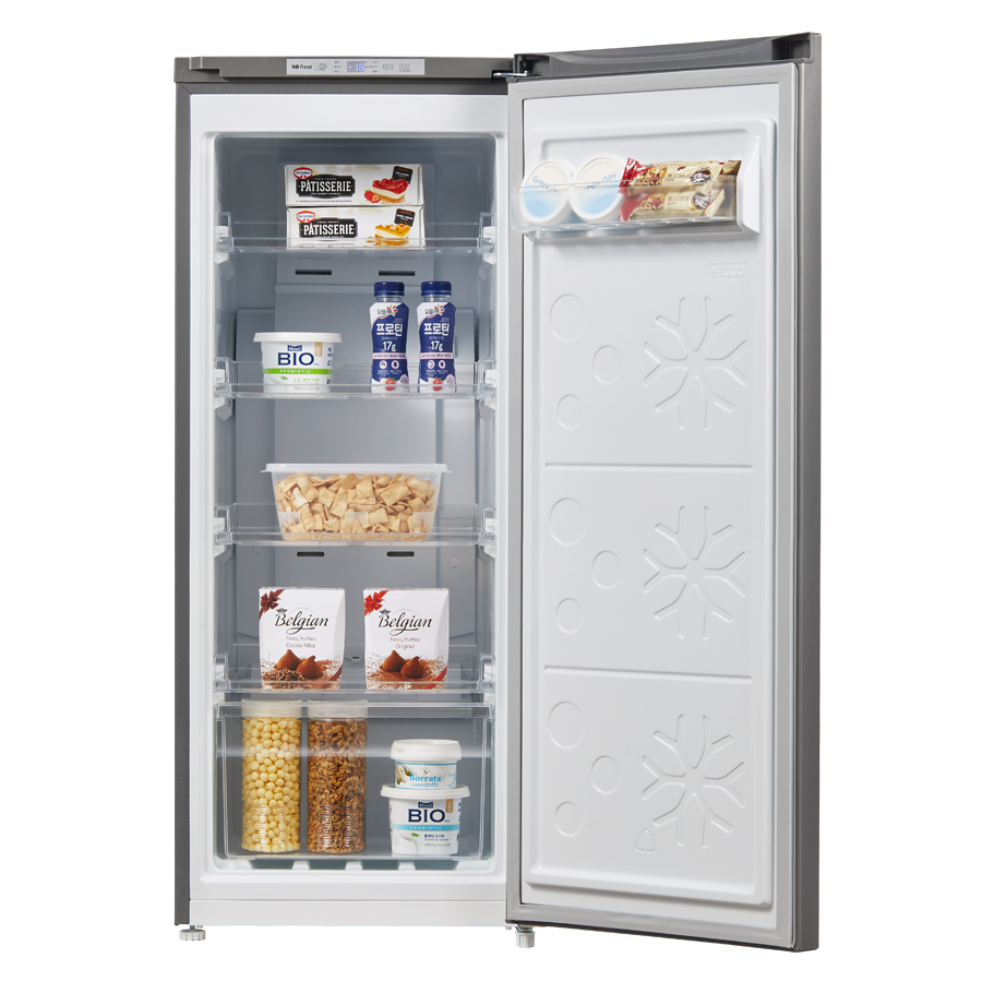 캐리어 소주슬러시 육류 음료 김치 다기능 냉장/냉동고 122L 실버 MFNO122SEM1