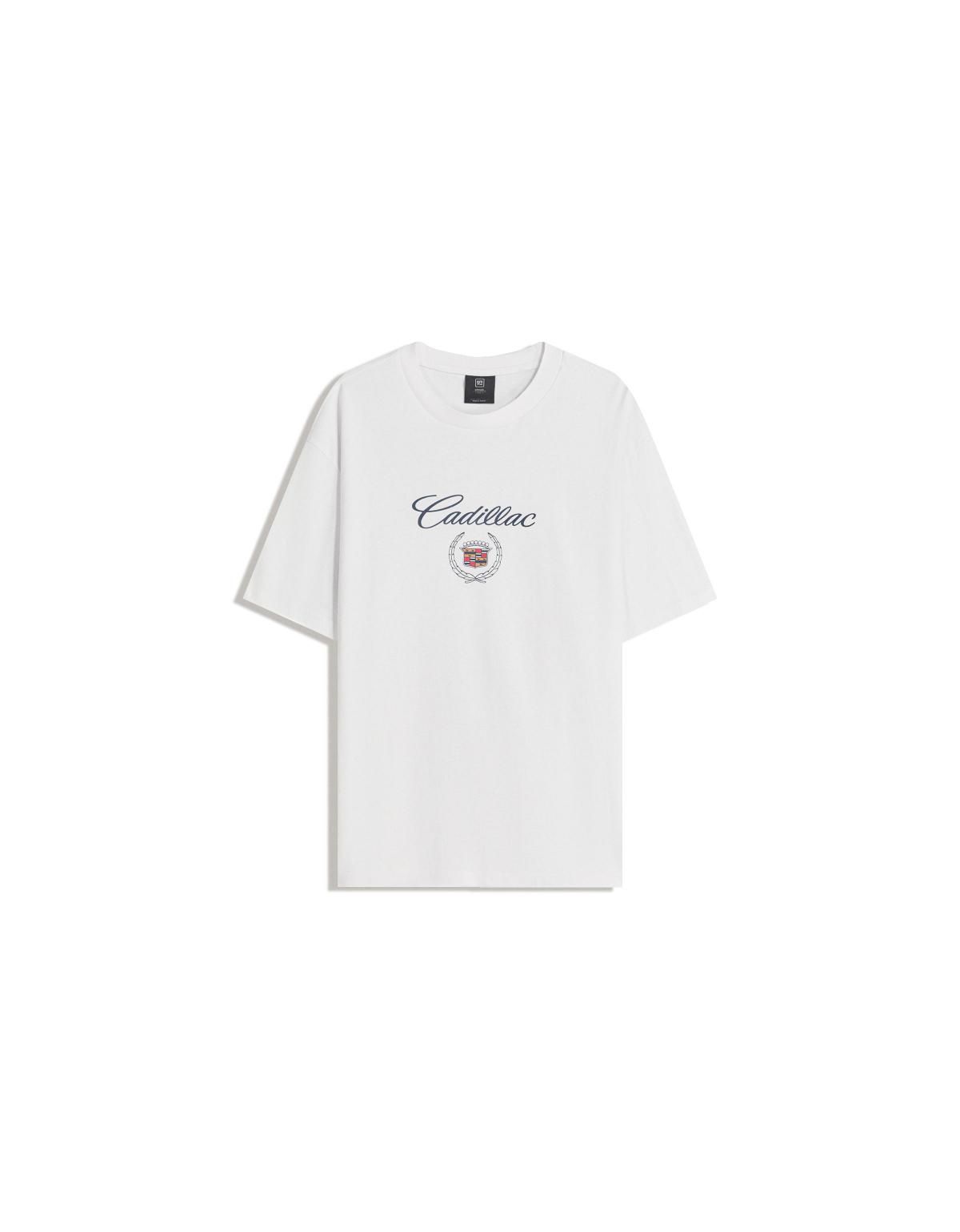 버쉬카 캐주얼 캐딜락 프린트 반팔 티셔츠 8046/039 WHITE - 메인 이미지