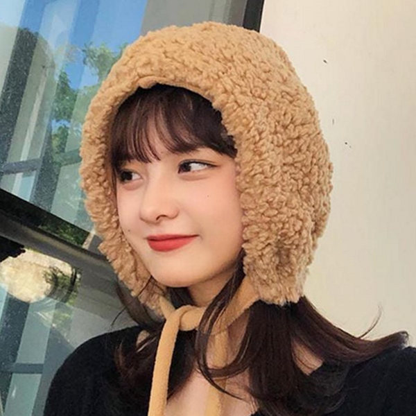데일리 여성 겨울 모자 벙거지 양털 버킷 - 상품 이미지