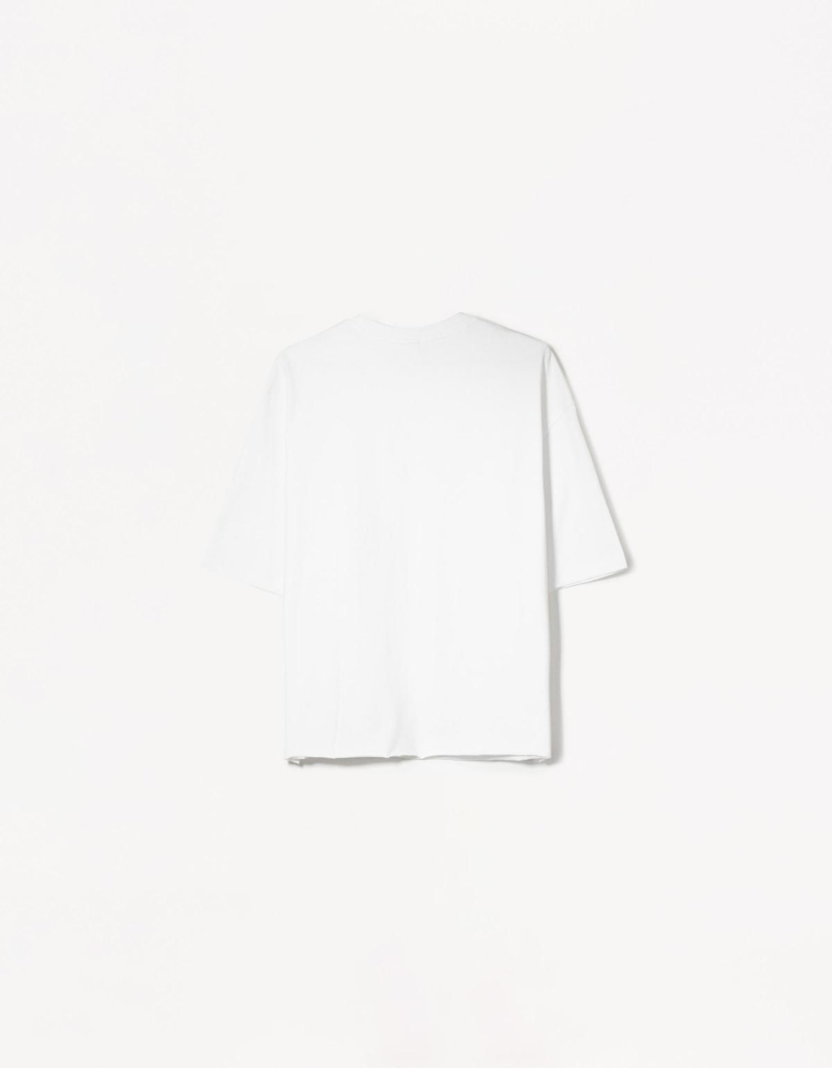 버쉬카 반팔 크롭 티셔츠 2815/154 WHITE - 상세 이미지 2