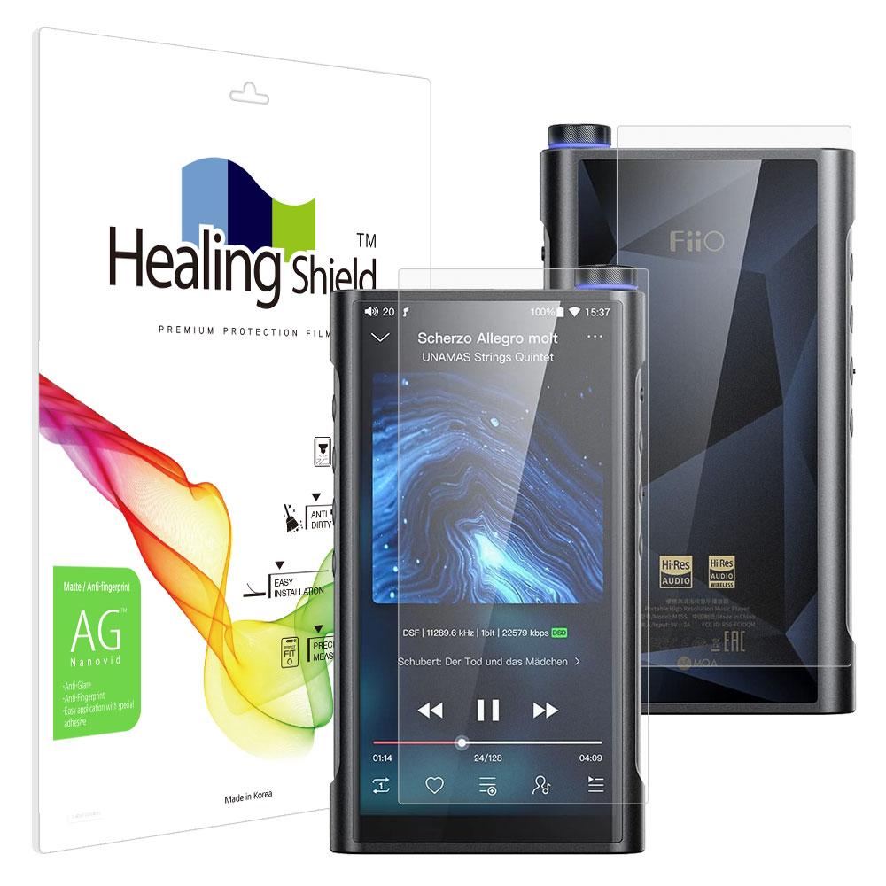 FiiO M15S 저반사 액정보호필름 1매 후면1매 - 상품 이미지