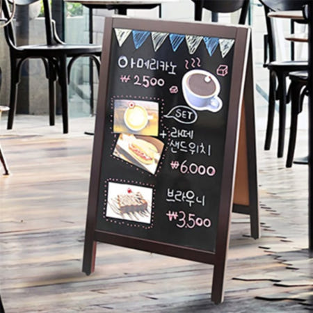 포근코 스탠드 블랙보드 카페보드 이젤칠판 칠판메뉴판