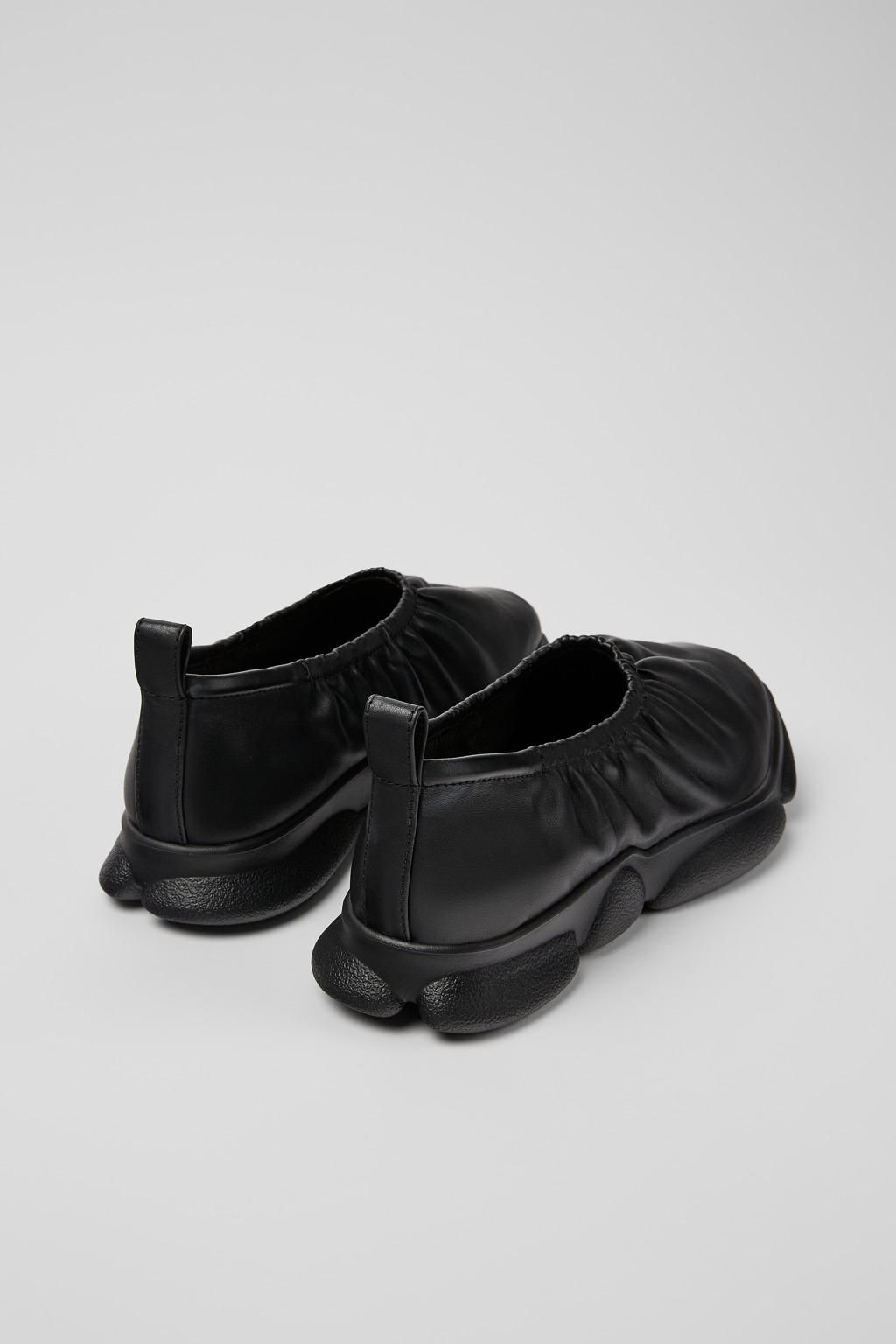 캠퍼 남성 블랙 레더 캐주얼 슈즈 Karst K100930-001 BLACK - 상세 이미지 3