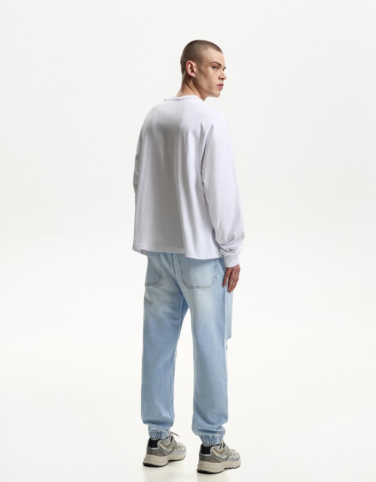 버쉬카 리핑 조거 진 0341/534 LIGHT BLUE - 상세 이미지 4