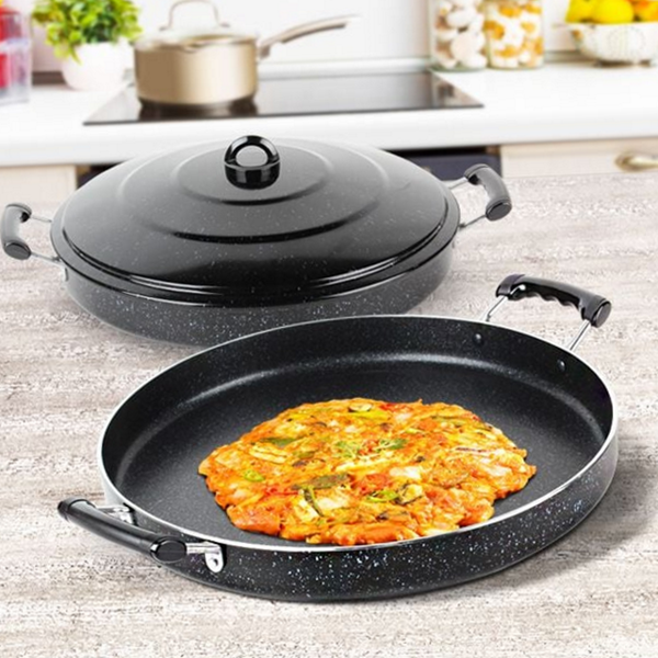 다이캐스팅 가정용 불판 닭갈비 전골용 불판 코팅 마블 - 메인 이미지