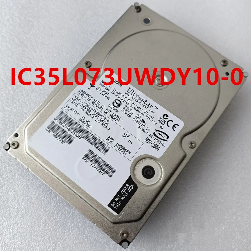 HITACHI/IBM 73GB 68Pin SCSI 3.5 10000RPM 16MB 하드 드라이브 IC35L073UWDY10-0거새