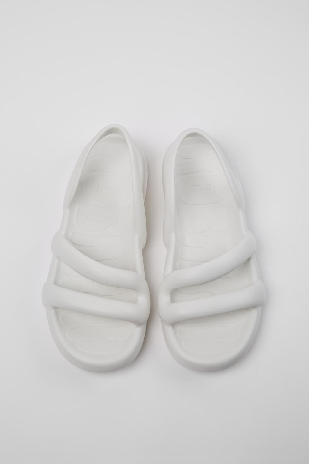 캠퍼 화이트 스트랩 플랫 샌들 Kobarah K100957-013 WHITE - 상세 이미지 4