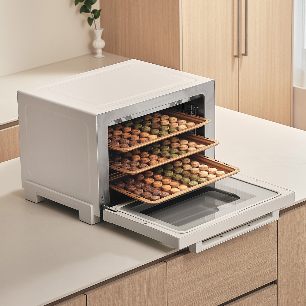 위즈웰 스텐 루미2 오븐 70L 홈베이킹 전기 컨벡션 가정용 제과 제빵 최대 250도 GL-80S 상세 이미지 7