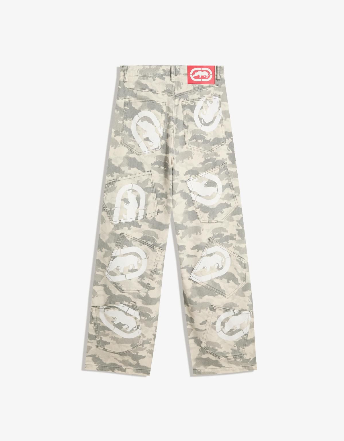 버쉬카 Ecko Unltd 카모플라주 배기핏 데님 진 5366/335 DARK GREY - 상세 이미지 2