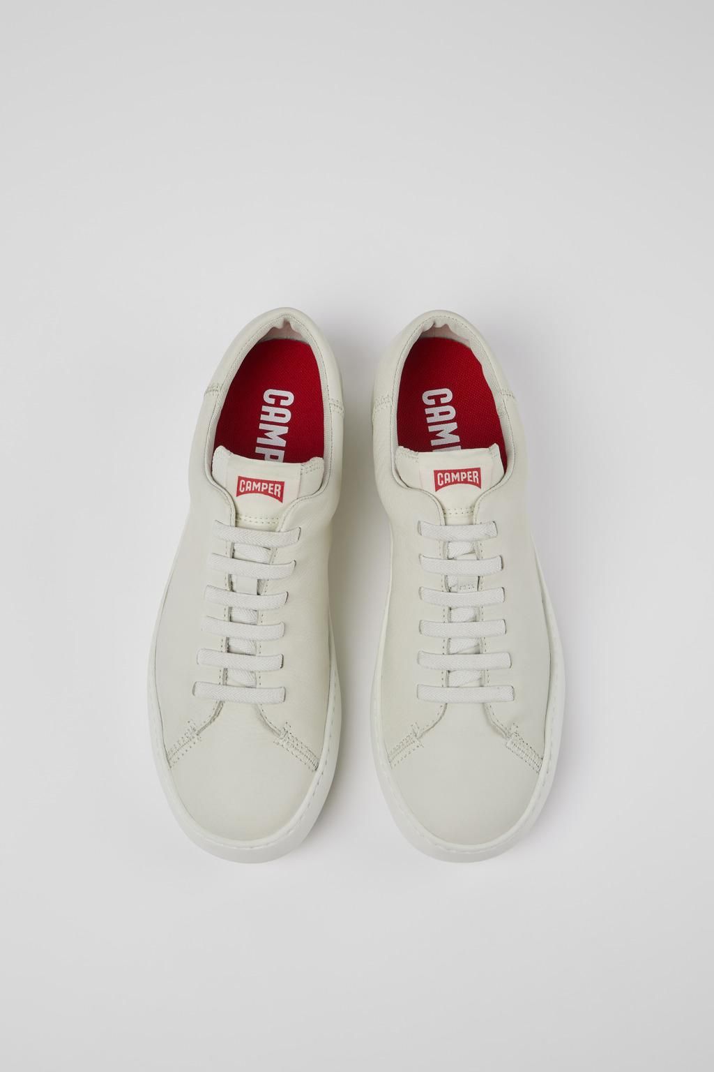 캠퍼 화이트 남성 로우탑 스니커즈 Peu Touring K100479-045 WHITE - 상세 이미지 4