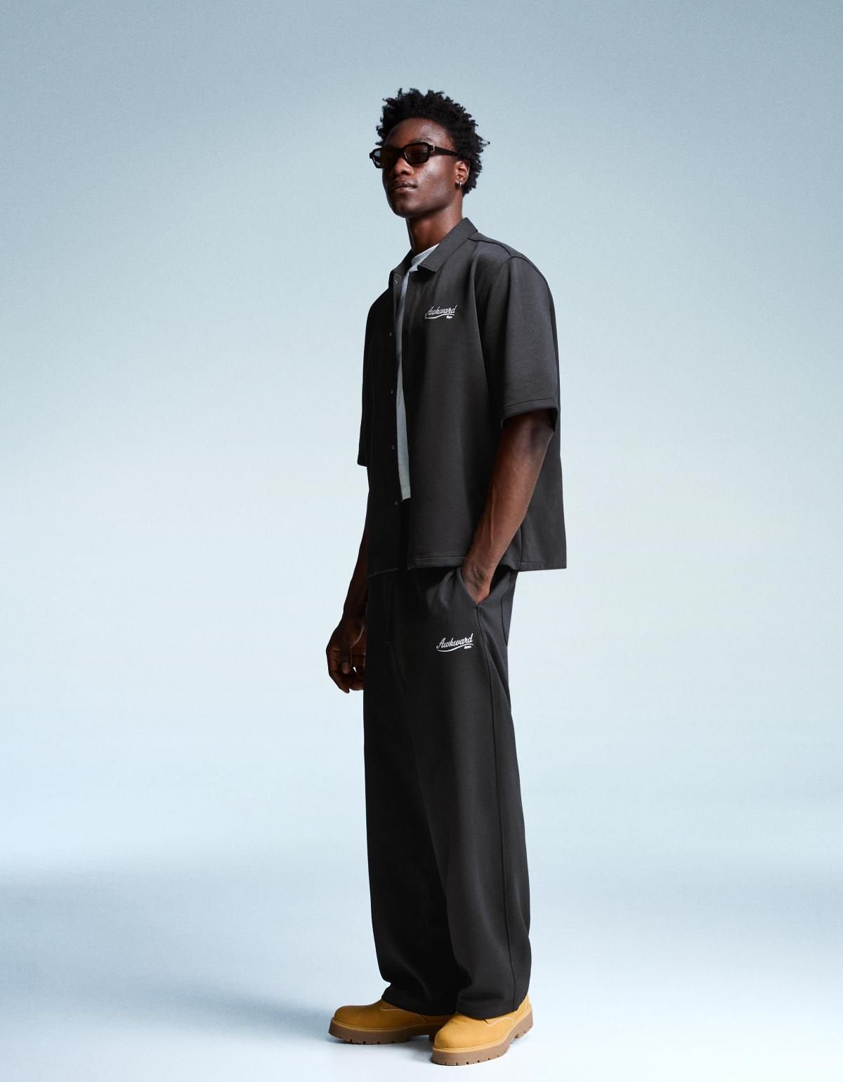 버쉬카 스트리트 와이드핏 배기 조거 팬츠 5416/710 BLACK - 상세 이미지 2