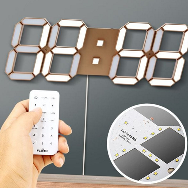 인테리어 대형 led 시계 디지털 벽걸이 led 시계 무소음