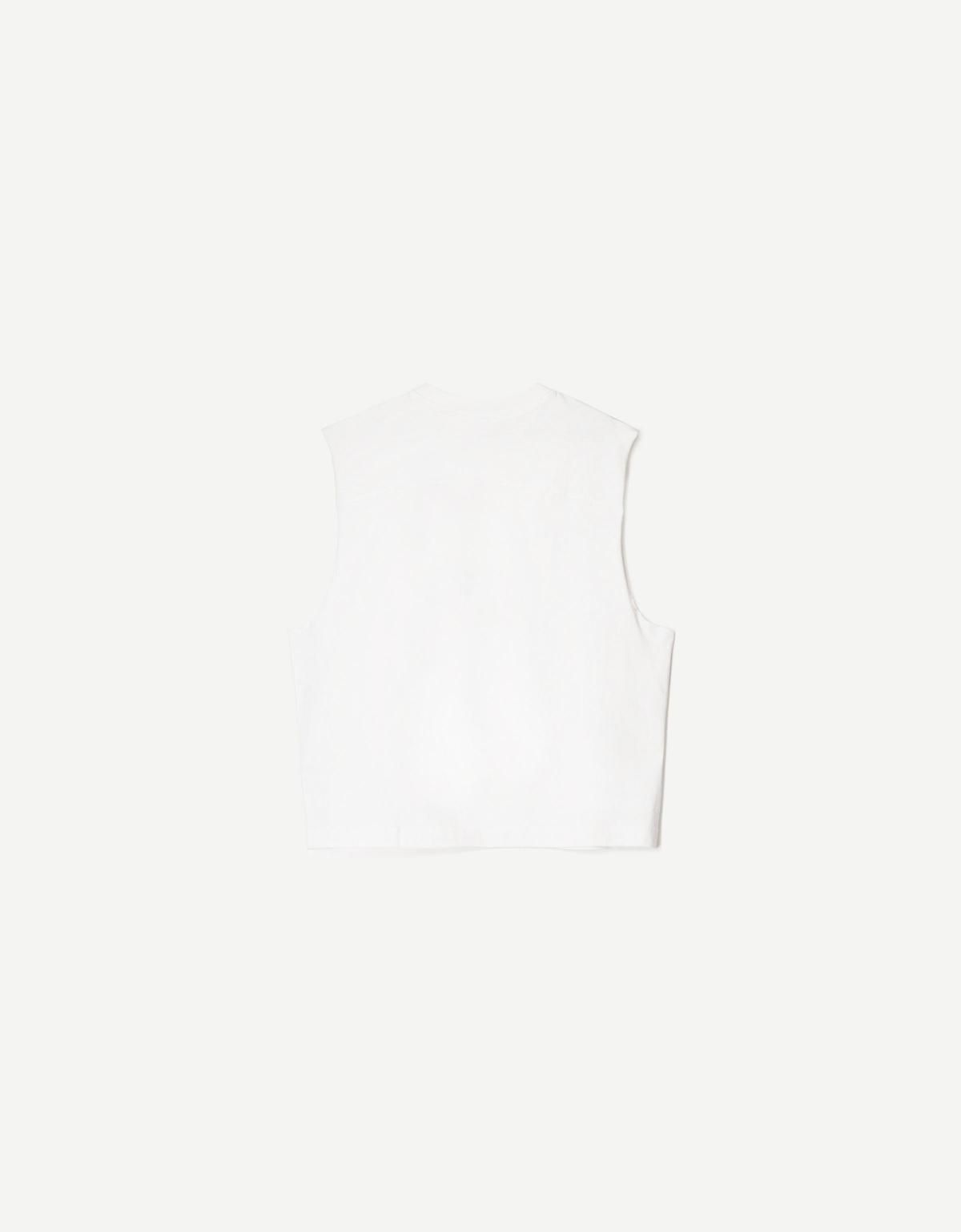 버쉬카 민소매 탑 2822/443 OFF WHITE - 상세 이미지 2