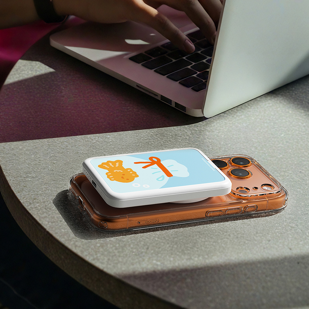 무선 고속충전 띠부띠부 맥세이프 보조배터리 5000mAh - 상세 이미지 5