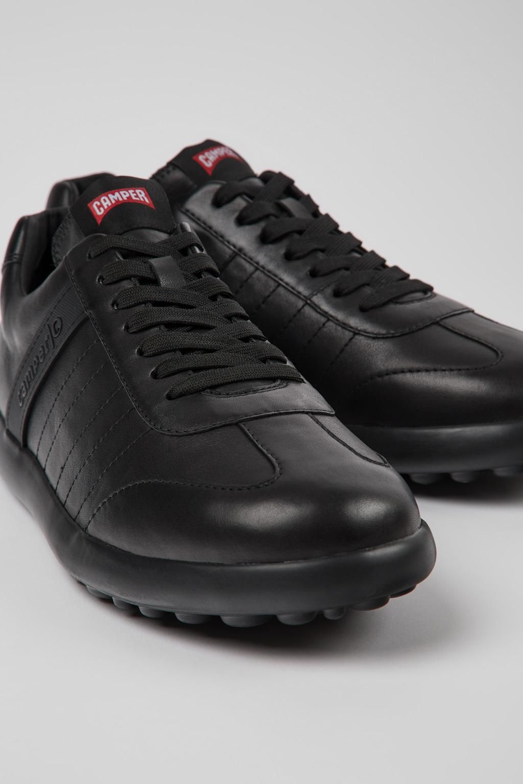 캠퍼 블랙 레더 남성 스니커즈 Pelotas XLite K100752-001 BLACK - 상세 이미지 2