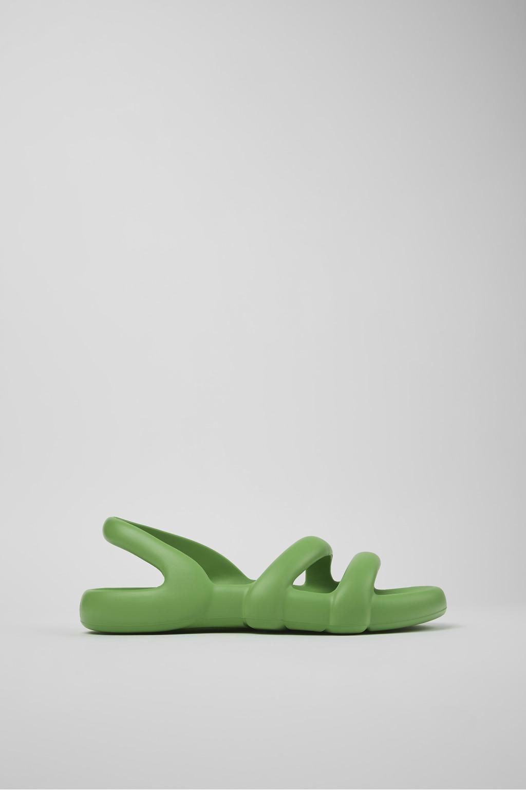 캠퍼 남녀공용 그린 스트랩 플랫 샌들 Kobarah K100957-006 GREEN - 메인 이미지