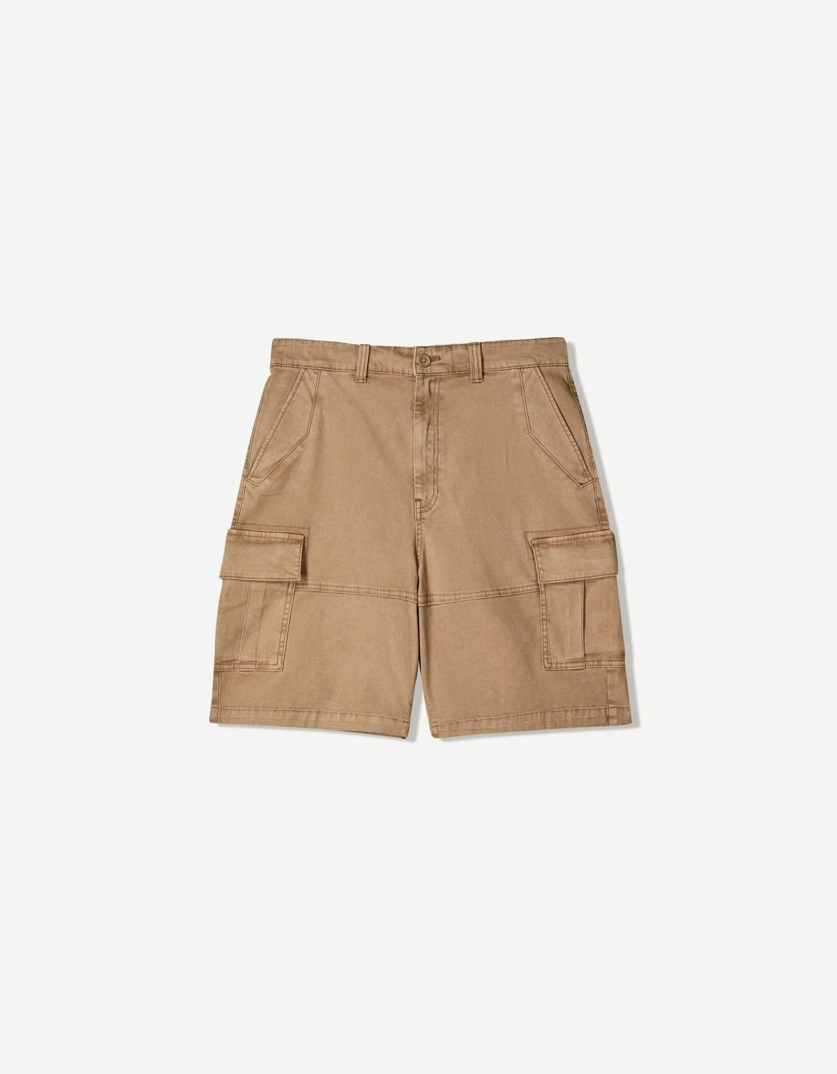 버쉬카 테크니컬 카고 버뮤다 쇼츠 8433/665 CAMEL - 메인 이미지