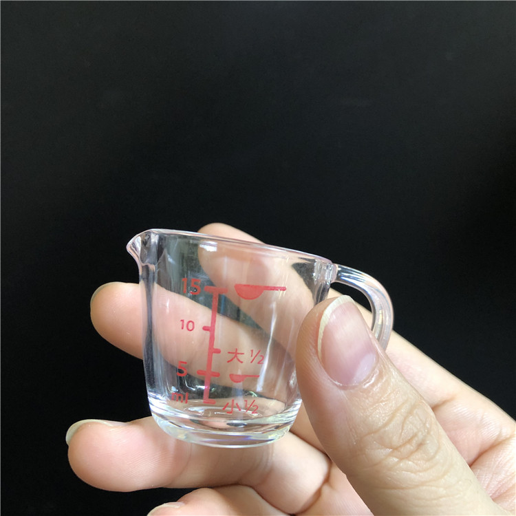 이노마타 미니 손잡이 계량컵 15ml 올리브오일 레몬 시럽 소스컵 - 상세 이미지 3