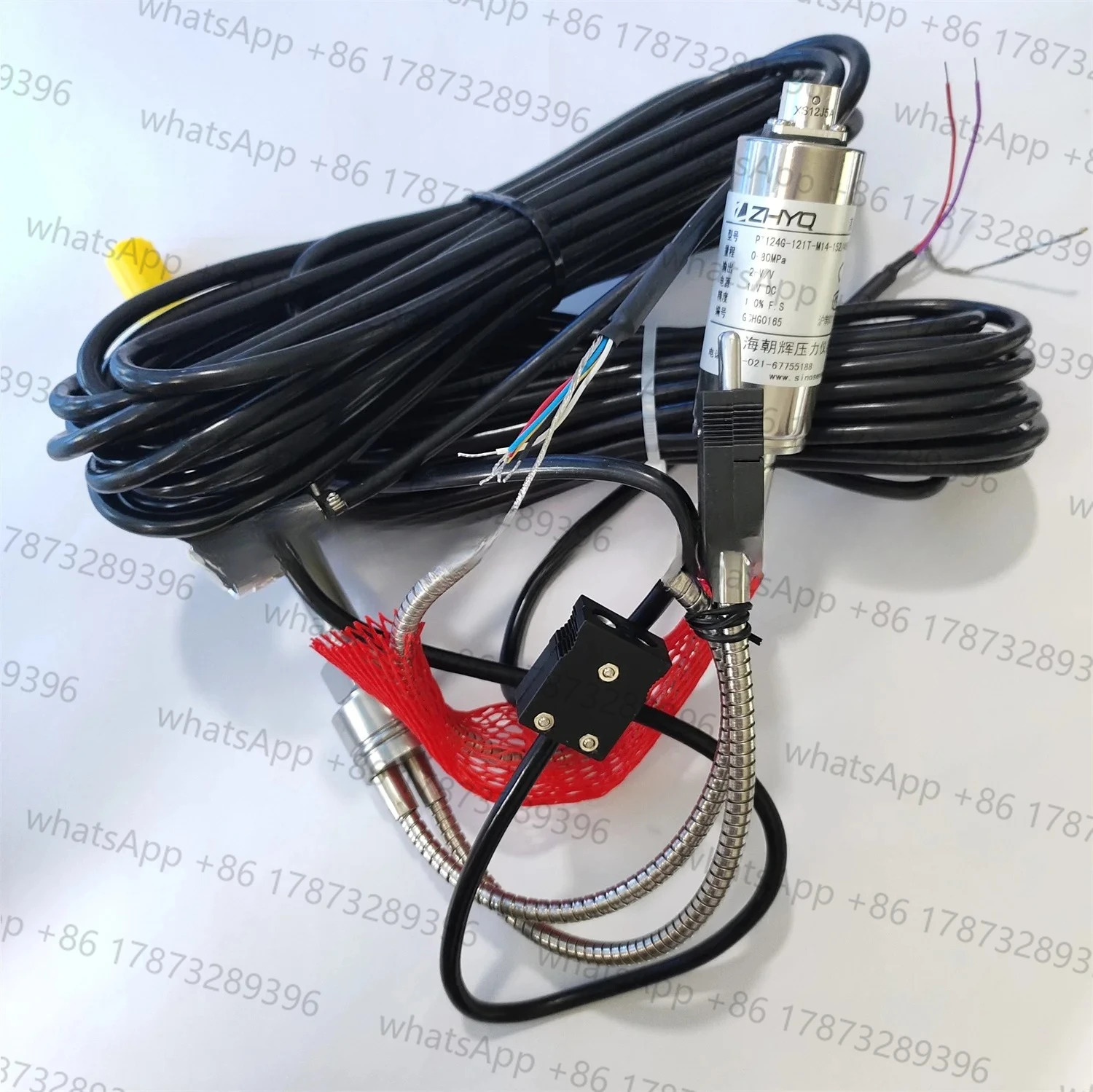 ZHYQ PT124G-121T-M14-80Mpa-152/460-J-2MV/V 유연용융 압력 변환기 출력 2mV/V