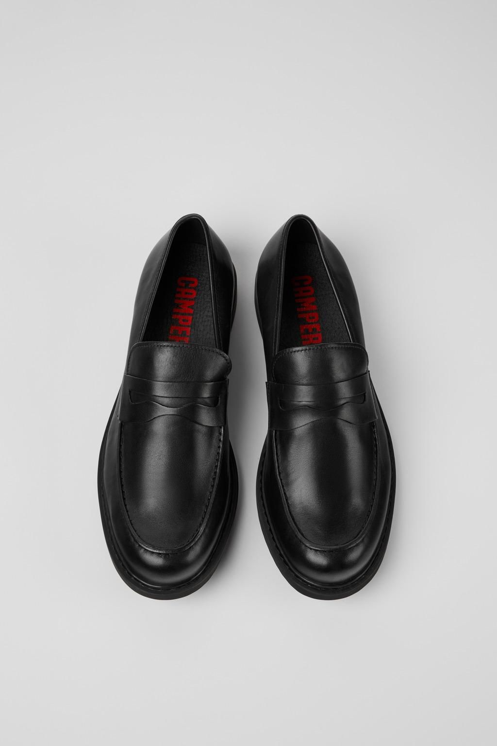 캠퍼 프리미엄 블랙 남성 로퍼 Neuman K100268-001 BLACK - 상세 이미지 4