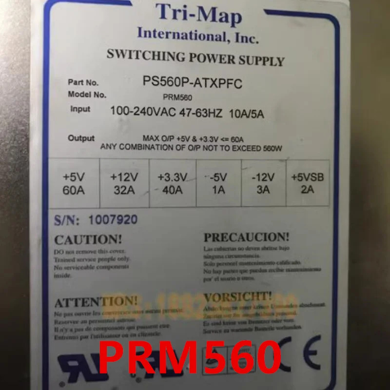 Tri-Map 560W PS560P-PFC PRM560거새 전원공급장치
