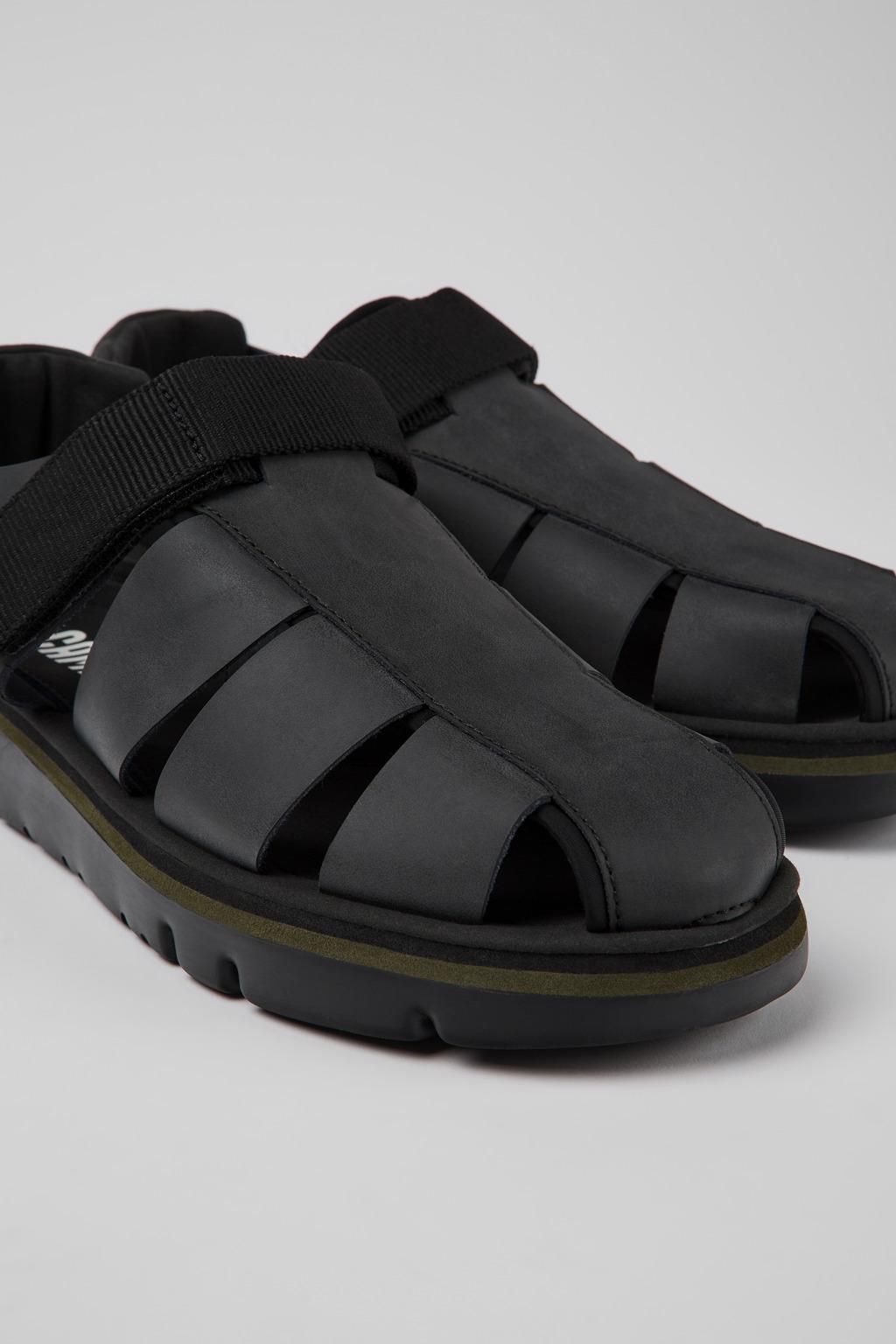 캠퍼 블랙 경량 스트랩 샌들 Oruga K100285-007 BLACK - 상세 이미지 2