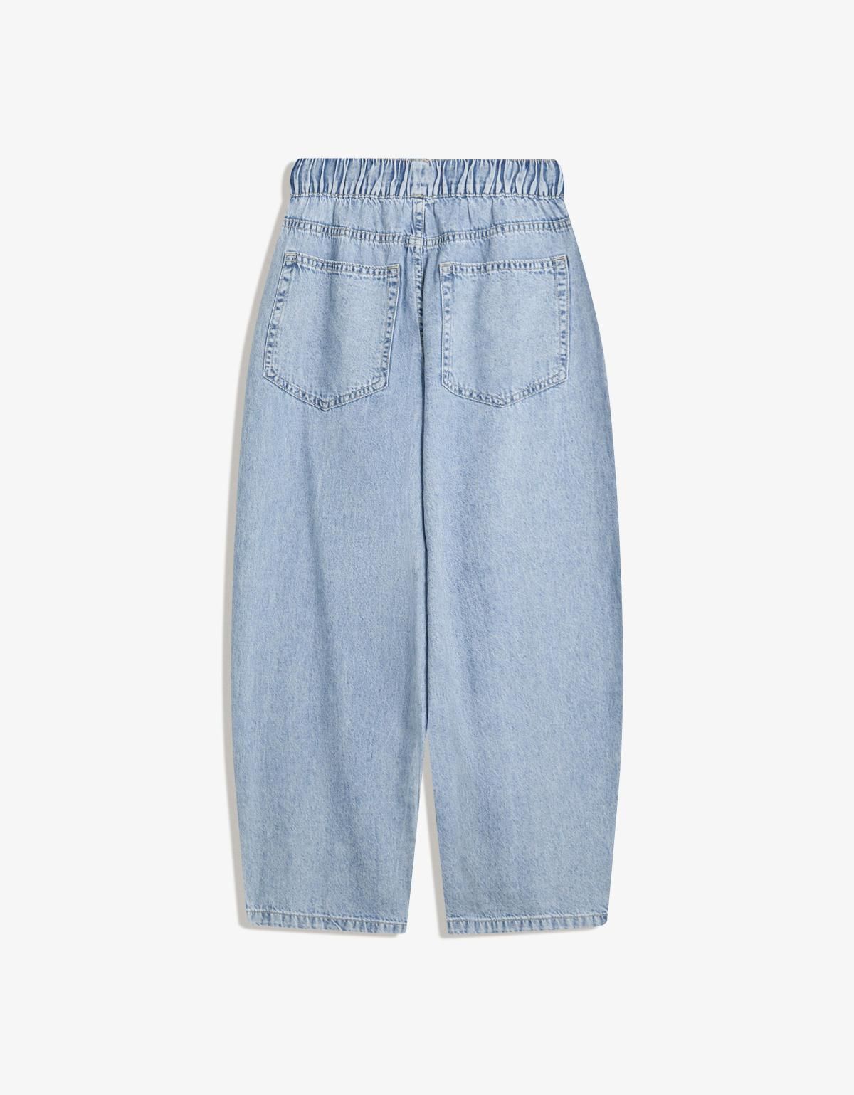 버쉬카 스트리트 와이드핏 데님 조거 진 5360/388 LIGHT BLUE - 상세 이미지 3