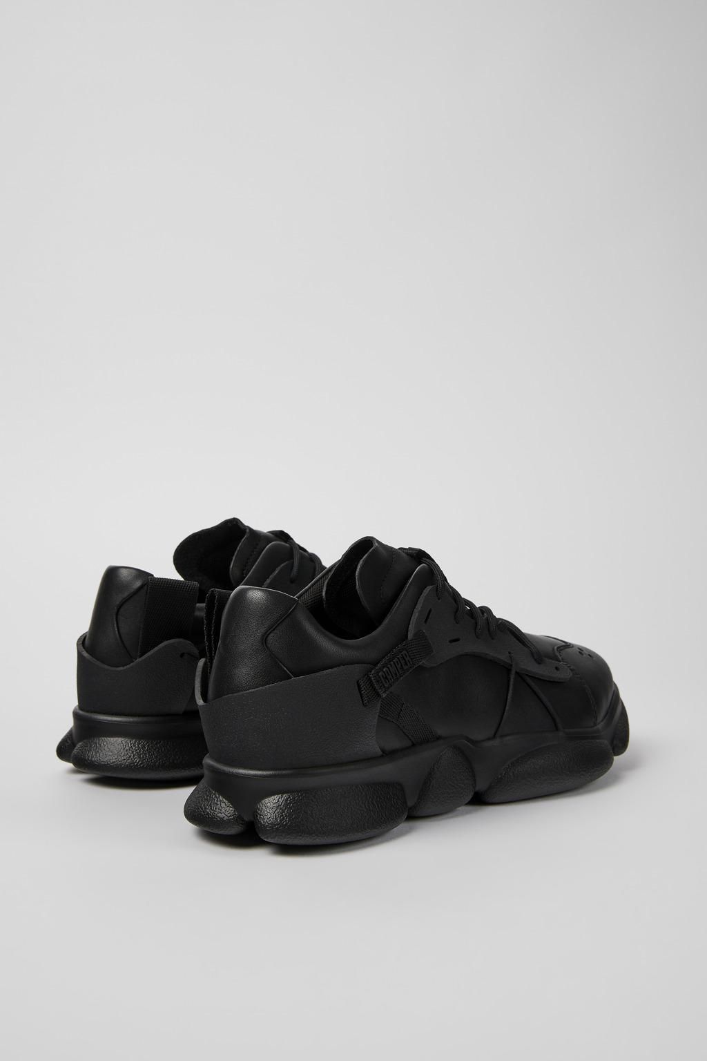 캠퍼 블랙 레더 텍스타일 스니커즈 Karst K100845-005 BLACK - 상세 이미지 3