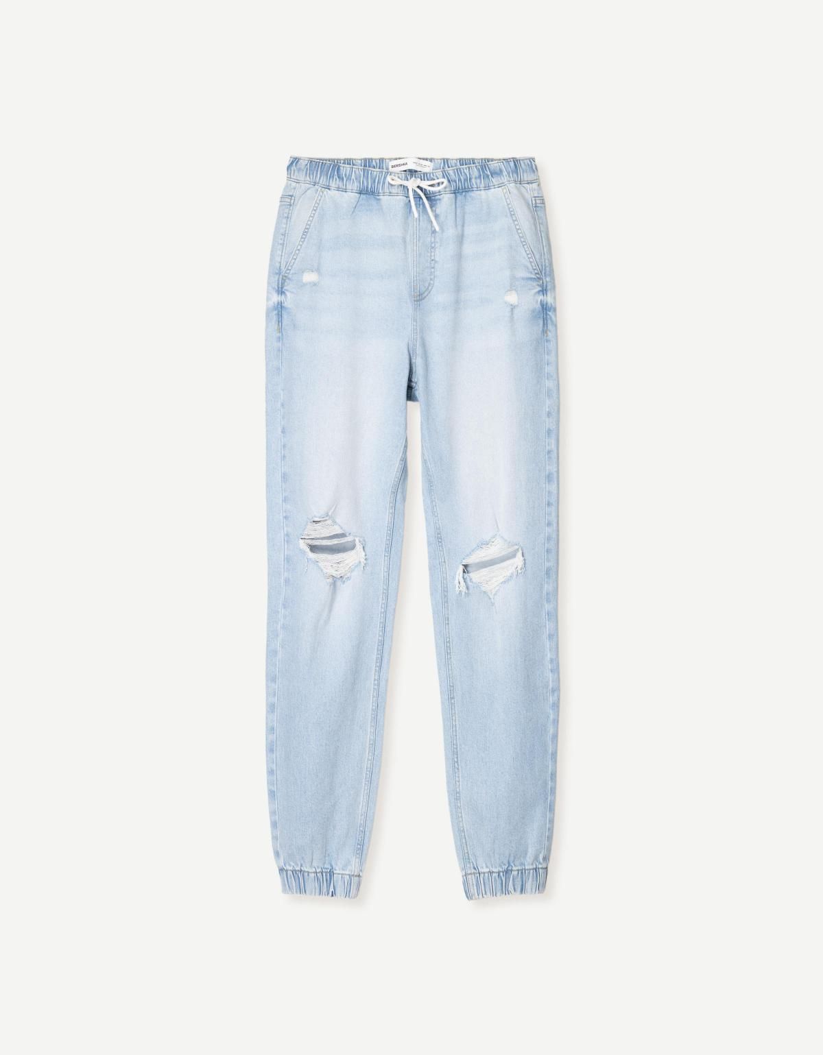 버쉬카 리핑 조거 진 0341/534 LIGHT BLUE - 상품 이미지