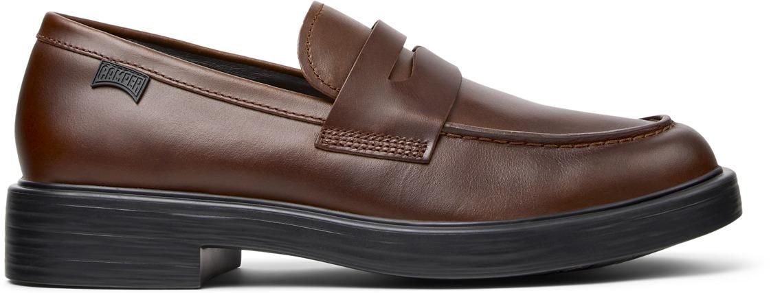 캠퍼 클래식 브라운 레더 로퍼 Dean K101045-005 BROWN - 상세 이미지 5