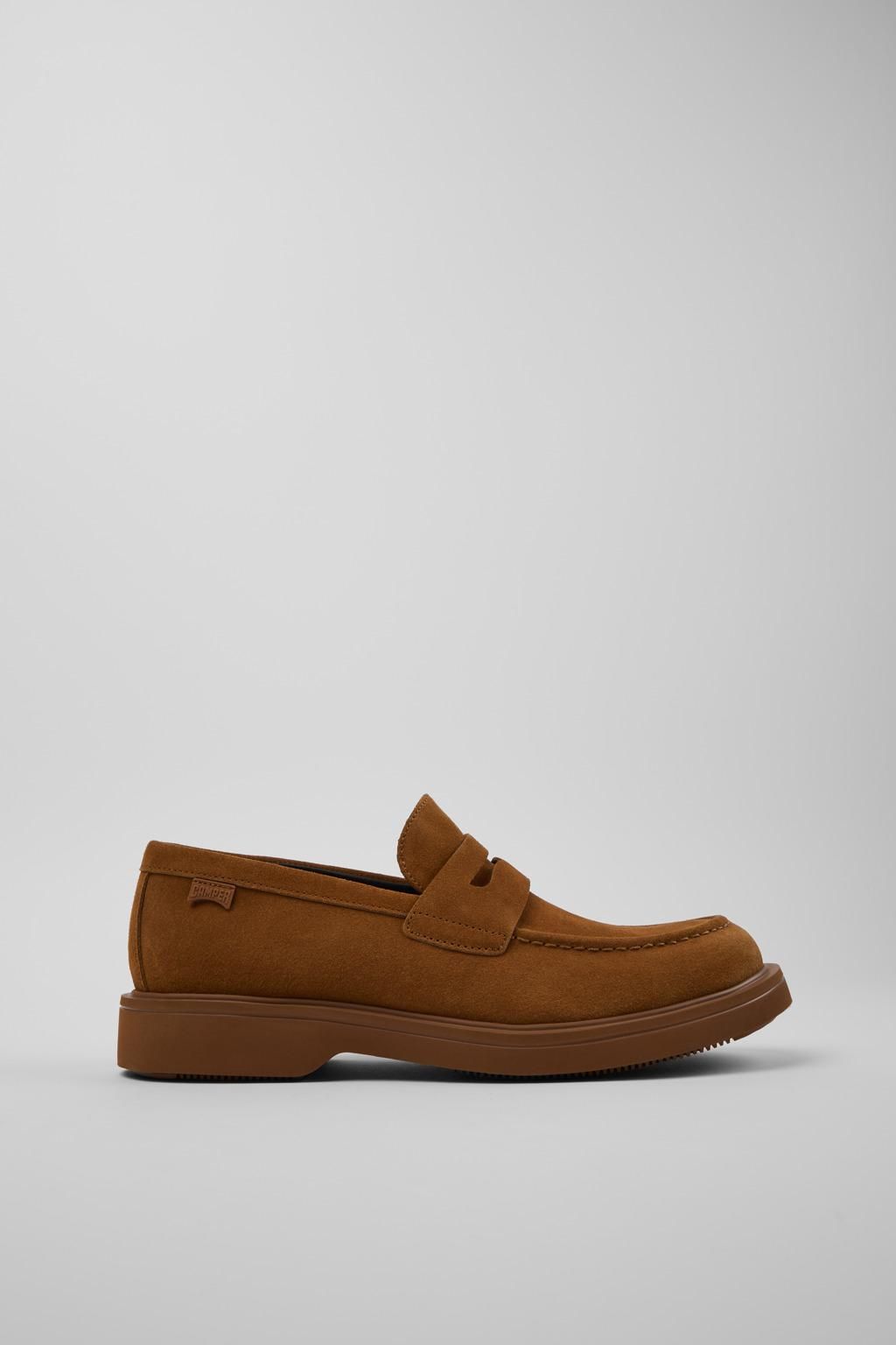 캠퍼 클래식 누벅 브라운 남성 로퍼 Norman K101001-004 BROWN - 상품 이미지